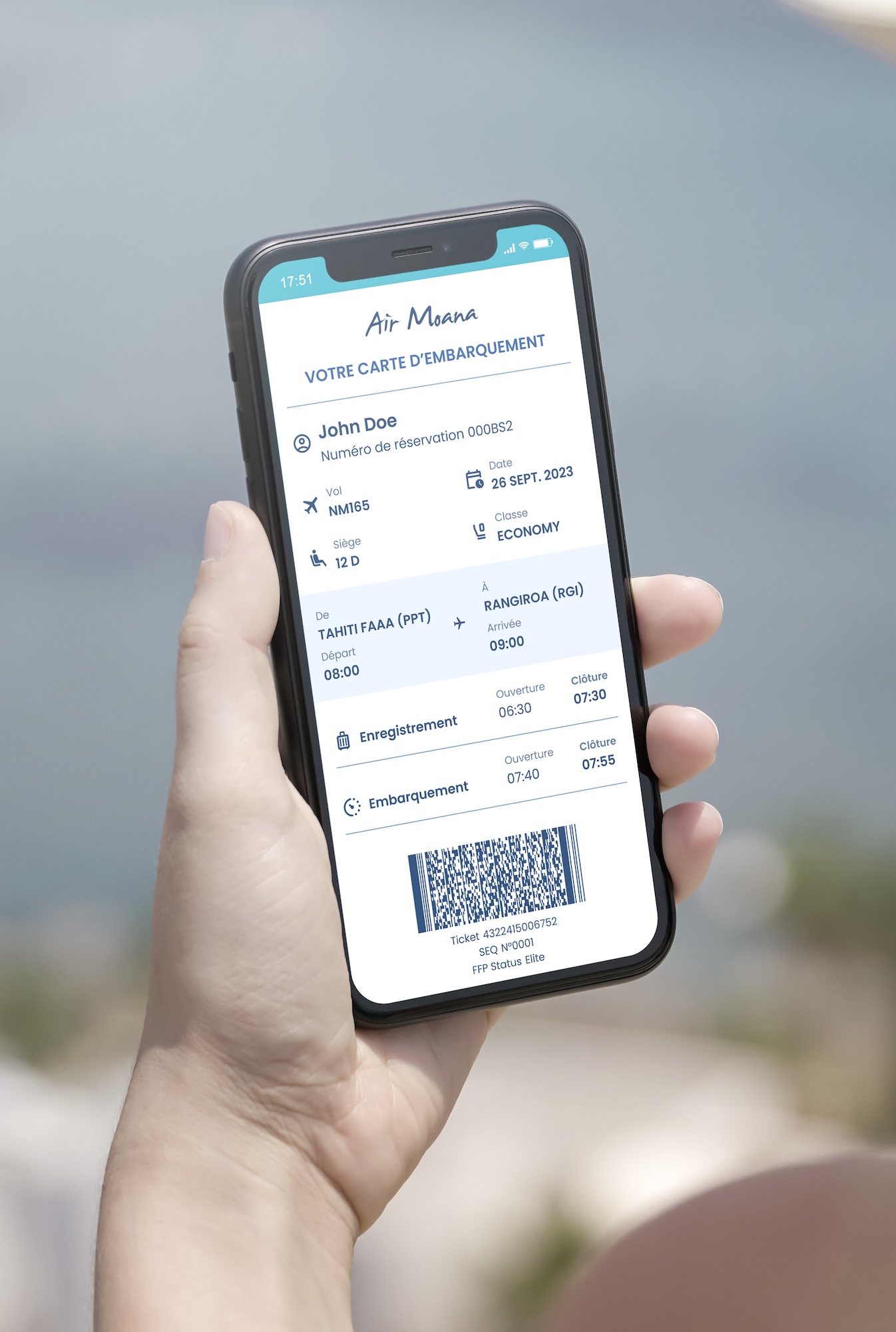 Boarding pass – UX and UI Design